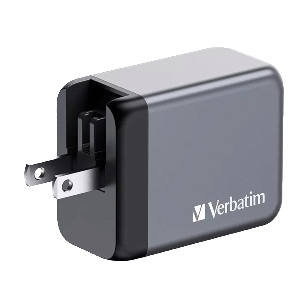 Cargador de Pared Verbatim GaN 240W 4 Puertos Gris
