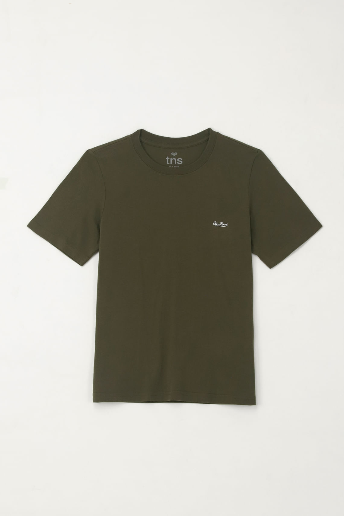 Camiseta básica con estampado verde para niño