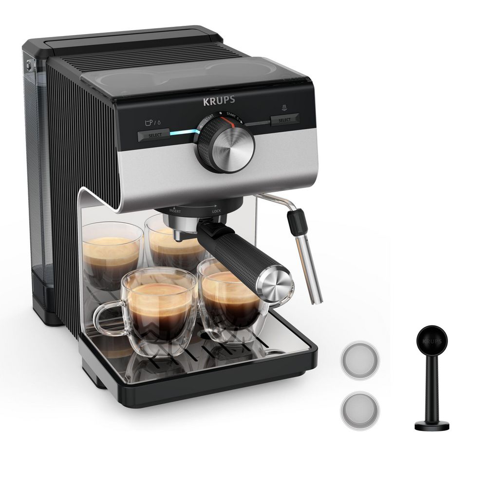 Espresseria KRUPS 5 Tazas Negro XP384EU0