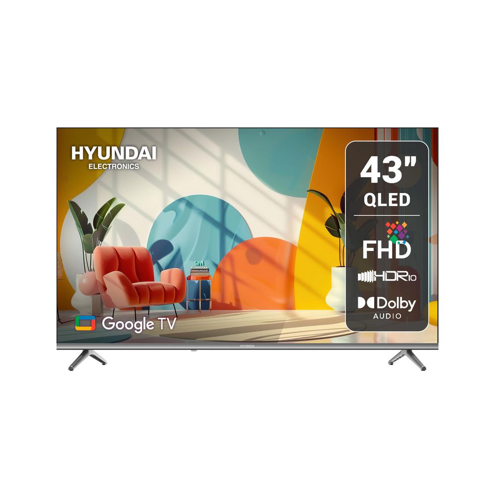 Televisor HYUNDAI 43 pulgadas QLED Fhd Smart TV HYLED4326QG