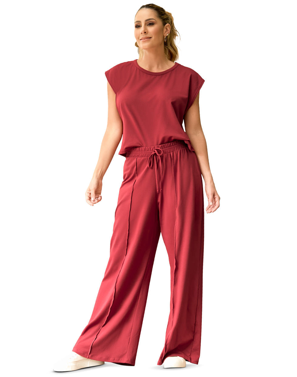 Conjunto Mujer Rojo FI 8574