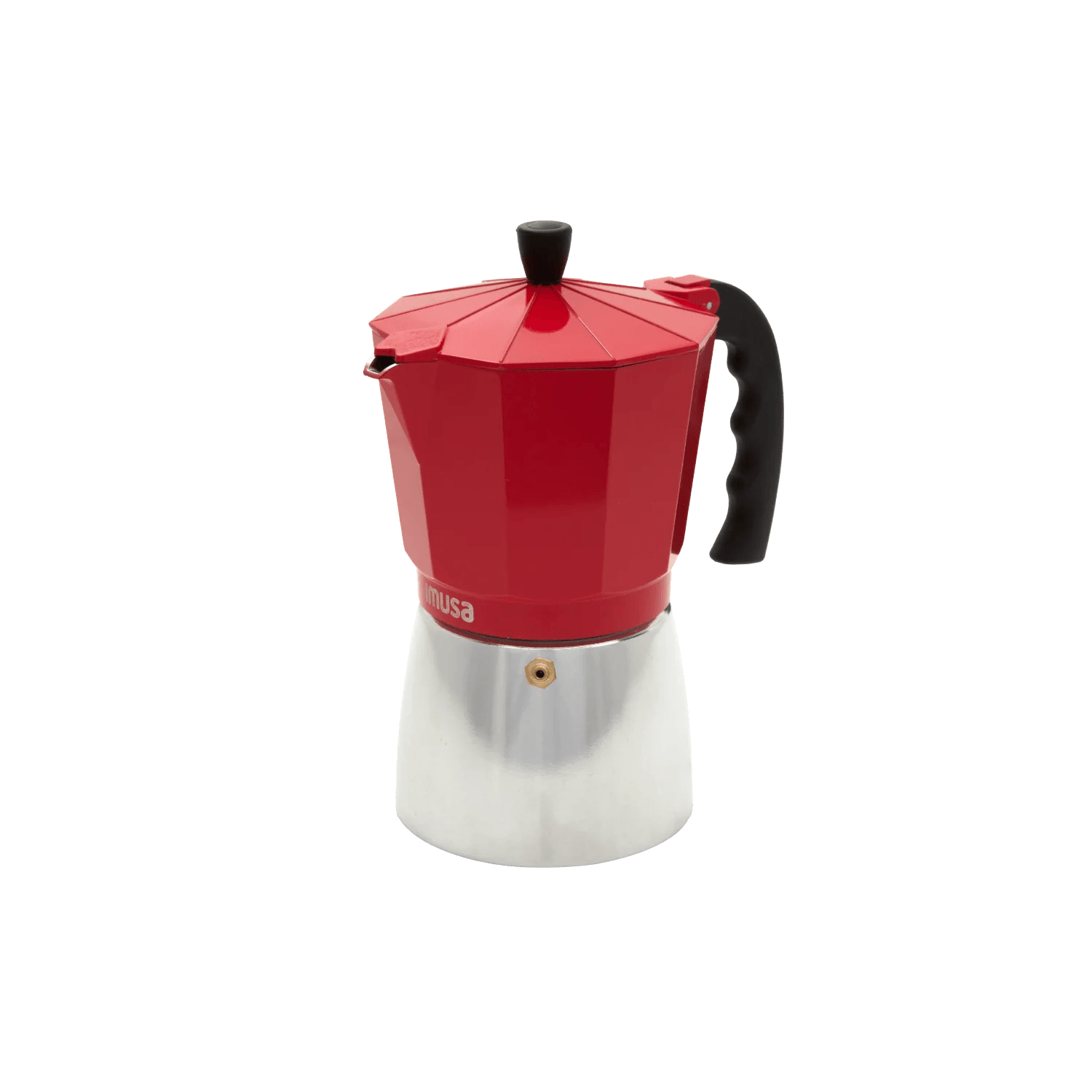 Cafetera Espresso 6Tz Con Asa Rojo