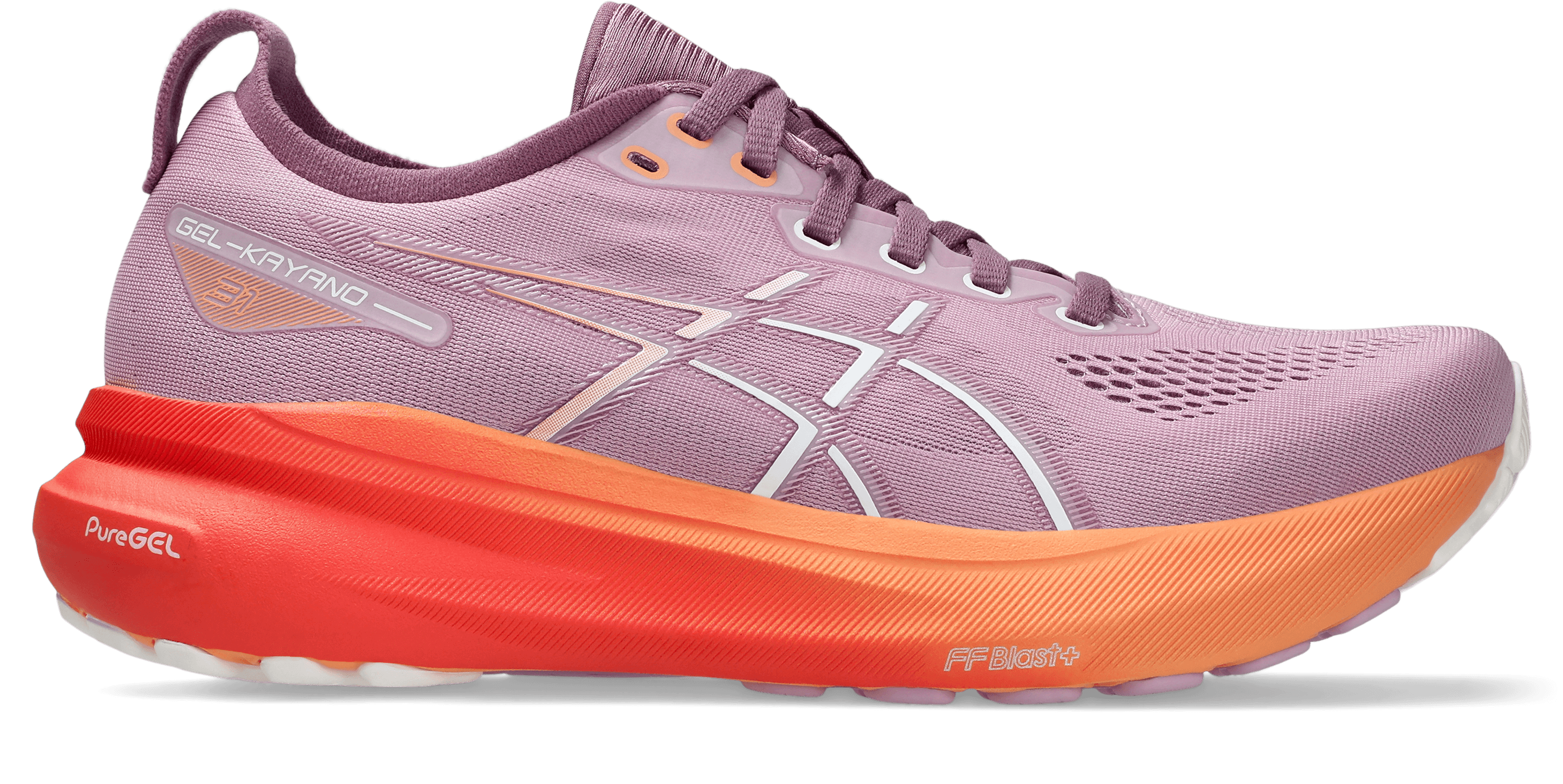 Asics Gel-Kayano 31 Tenis amarillo de mujer para correr