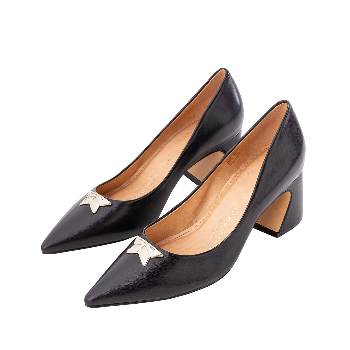 Tacones Alas Negro Glamour