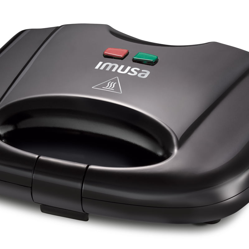 Sanduchera IMUSA Basic Negra de Dos Puestos