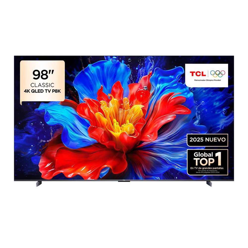Televisor TCL 98 pulgadas QLED Uhd4K Smart TV 98P7K
