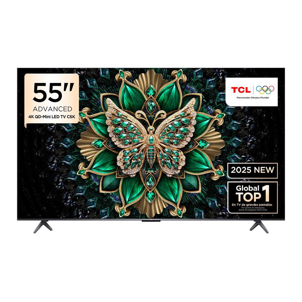 Televisor TCL 55 pulgadas Mini LED Uhd4K Smart TV 55C6K