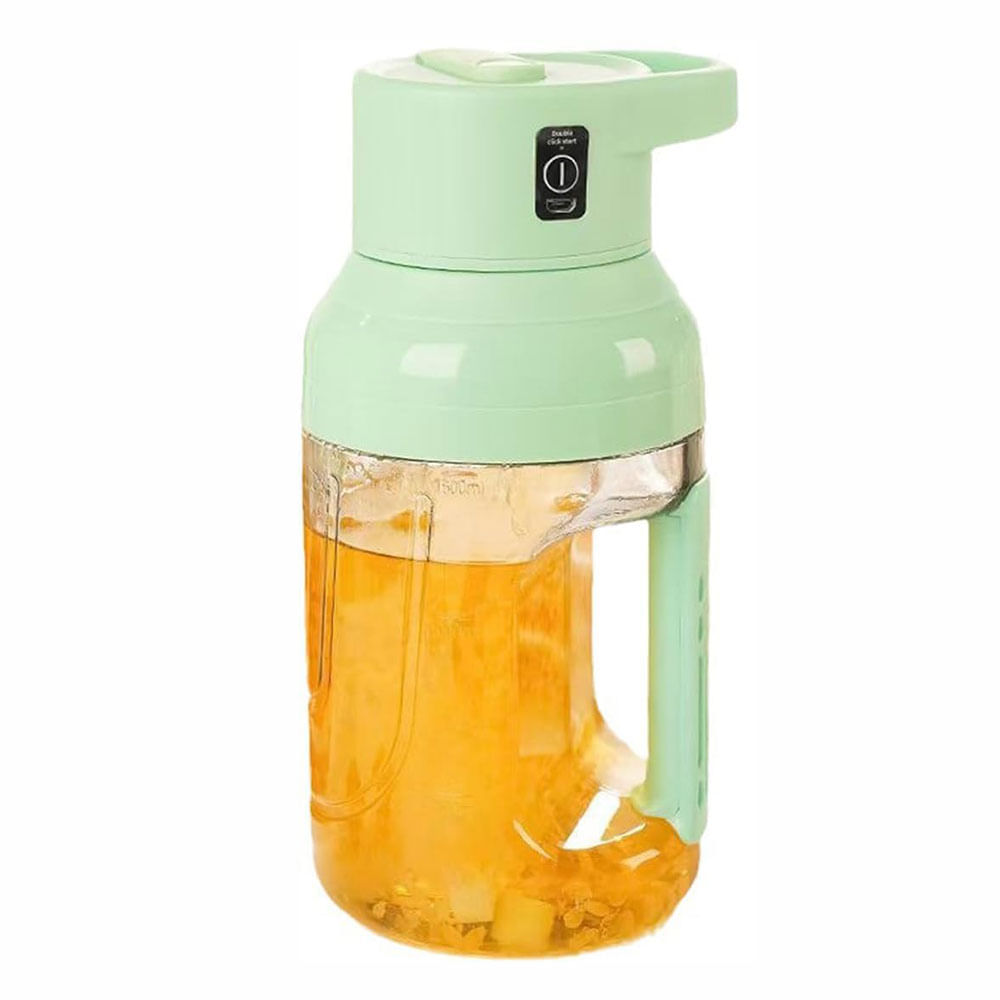 Botella Personal Licuadora Portatil Recargable Jugos Batidos 1.5Lts Vd
