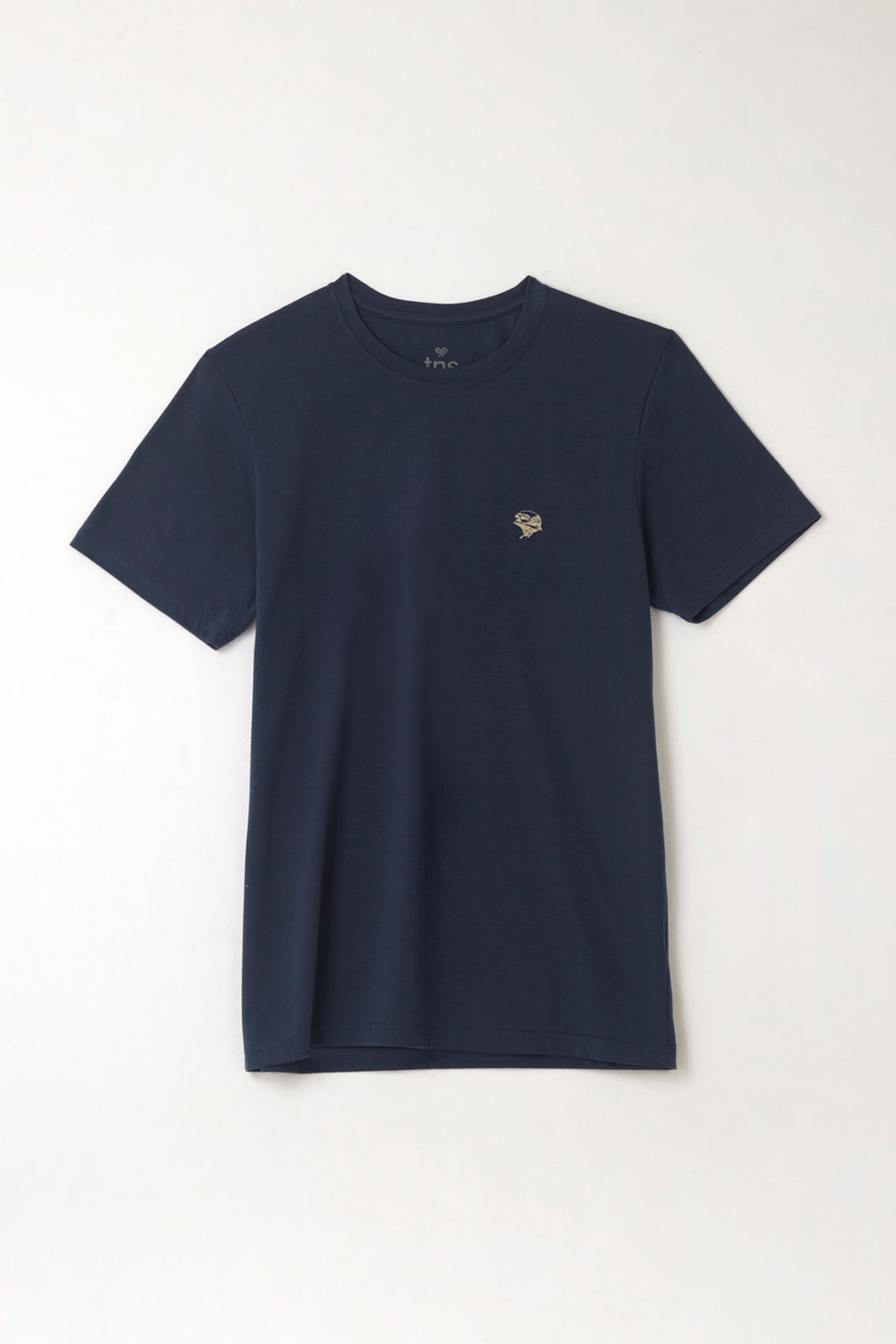 Camiseta básica azul para hombre