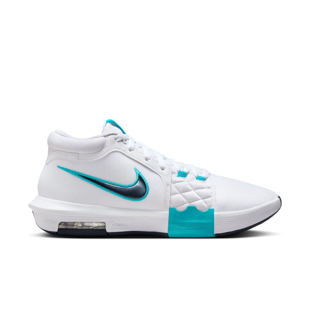 Nike Lebron James Witness Viii Tenis blanco de hombre para baloncesto