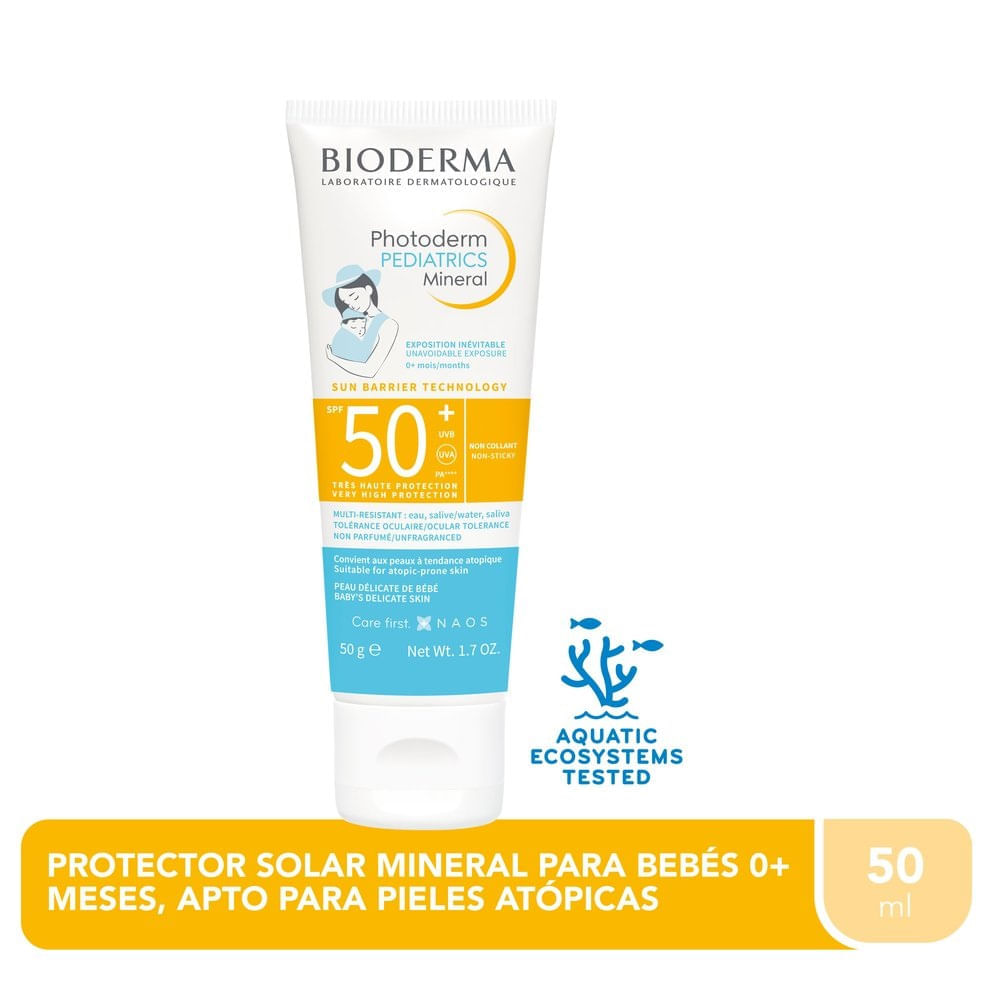 Protector Solar Photoderm Pediatrico Mineral Spf50 + 50g