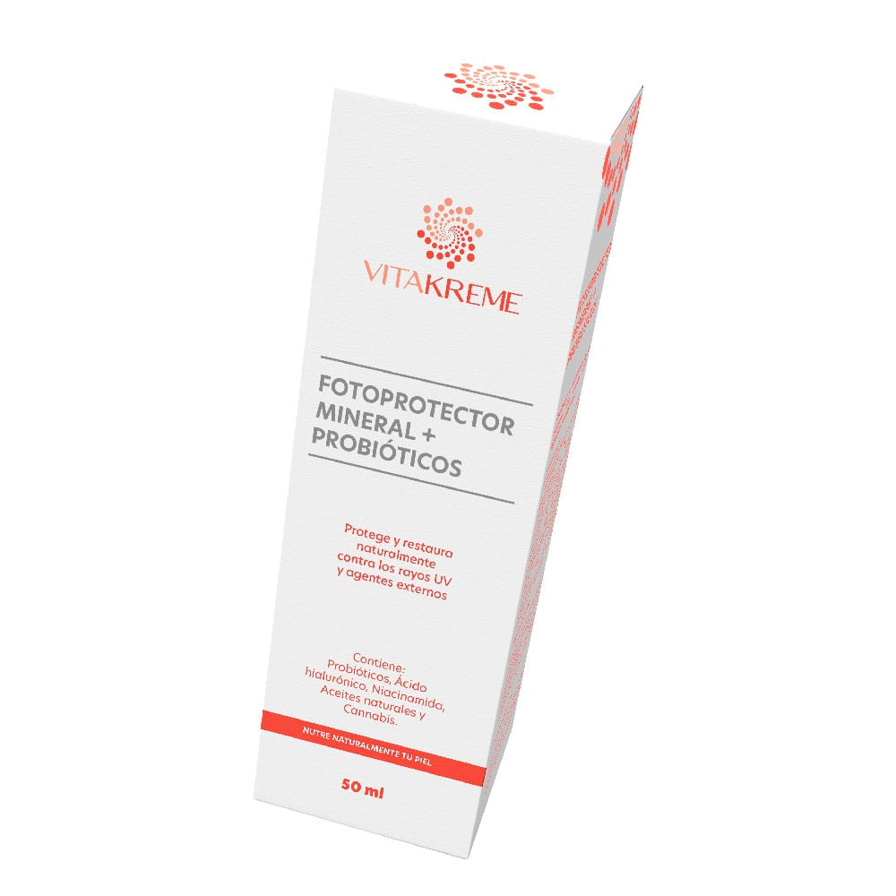 Fotoprotector Mineral Vitakreme + Probióticos X 50ml