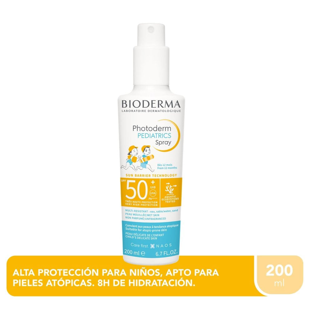 Protector Solar Photoderm Pediatrico Spray Spf50 + 200ml