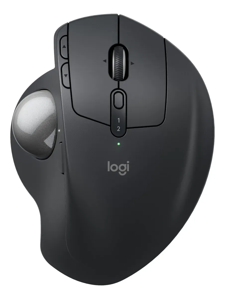 Logitech Mx Ergo S, Mouse Trackball Inalámbrico / Recargable Color Gris