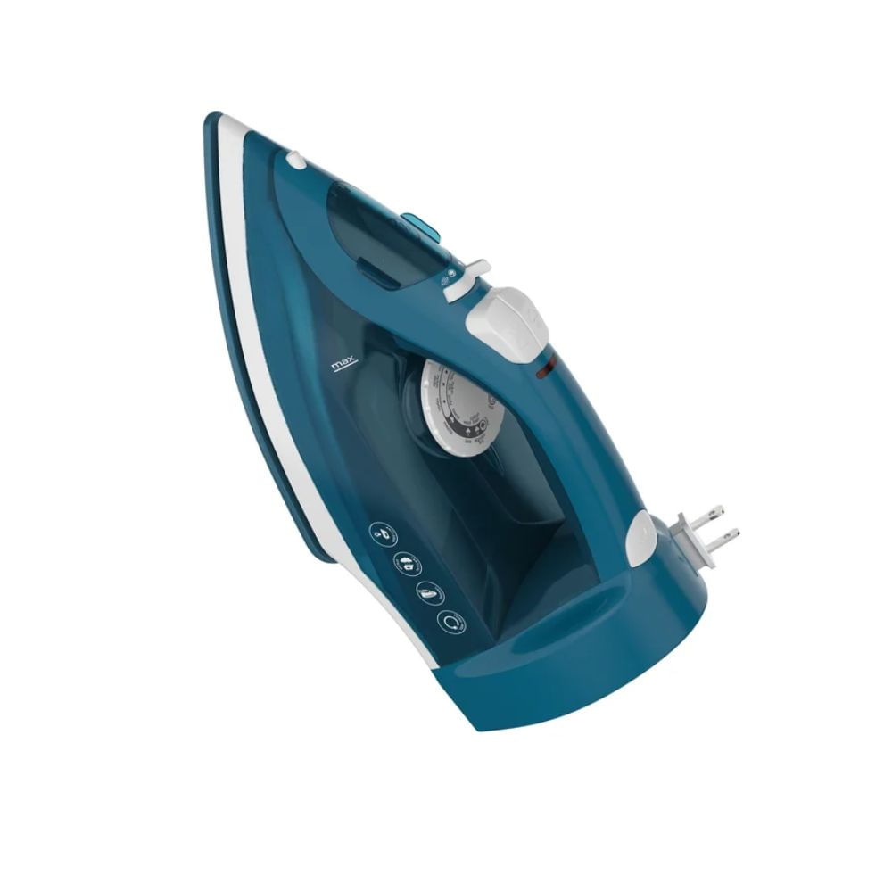 Plancha Vapor Ropa Cable Retractil Suela Ceramica Golpe Vertical