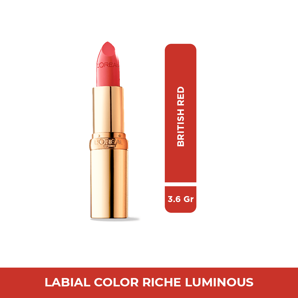 Labial Loreal Paris British Red 350