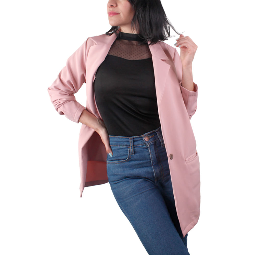 Chaqueta Liviana Mujer Lec Lee Palo Rosa