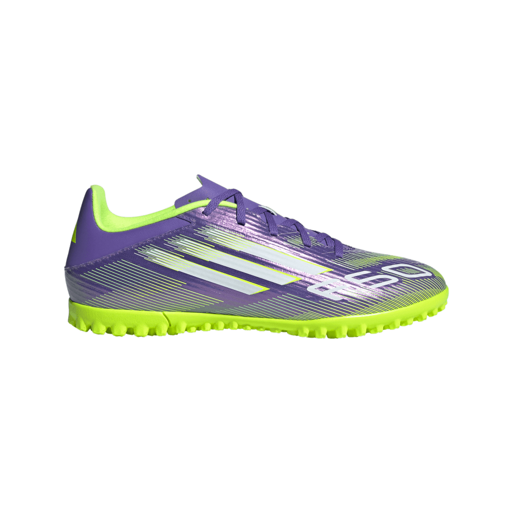 Adidas F50 Club Tf Guayos morado unisex para futbol