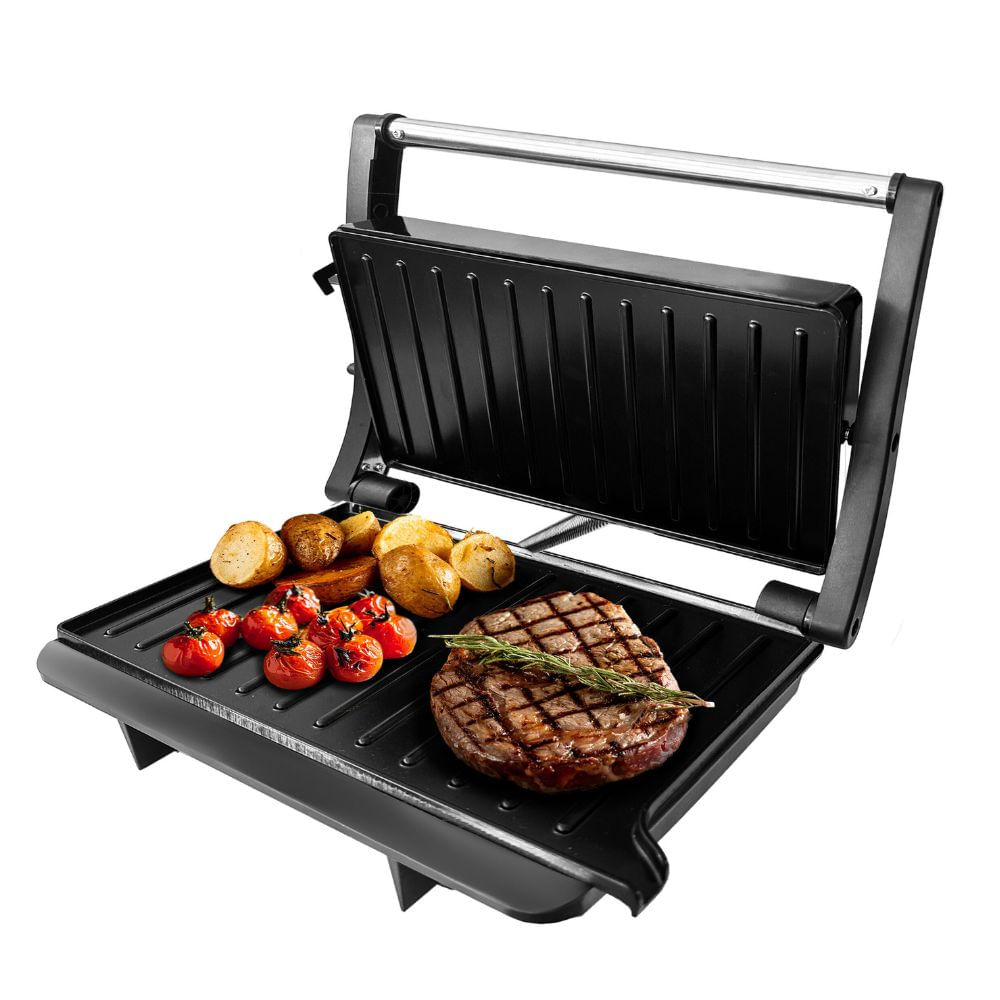 Asador Panini Grill Multifuncional Mertec Silver