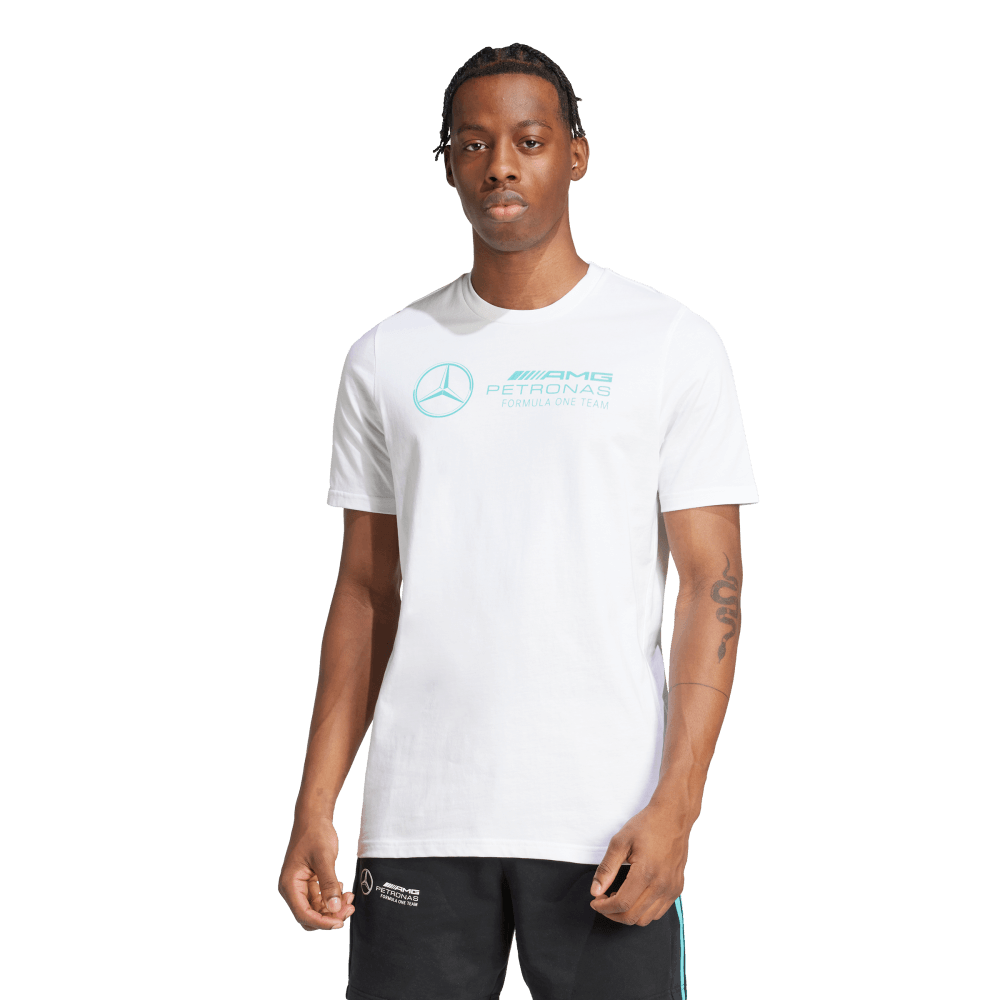 Adidas Camiseta Estampada Dna Mercedes - Amg Pe Manga Corta blanco de hombre lifestyle
