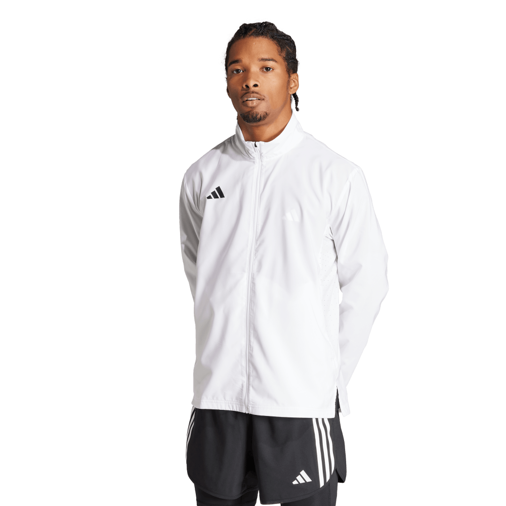 Adidas Chaqueta De Running Adizero Essentials blanco de hombre para correr