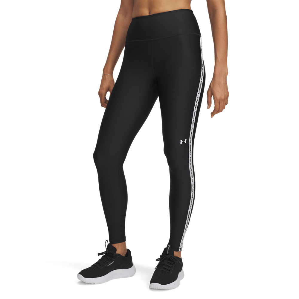 UA Tech Wm Tape Legging Licra negro de mujer para entrenamiento