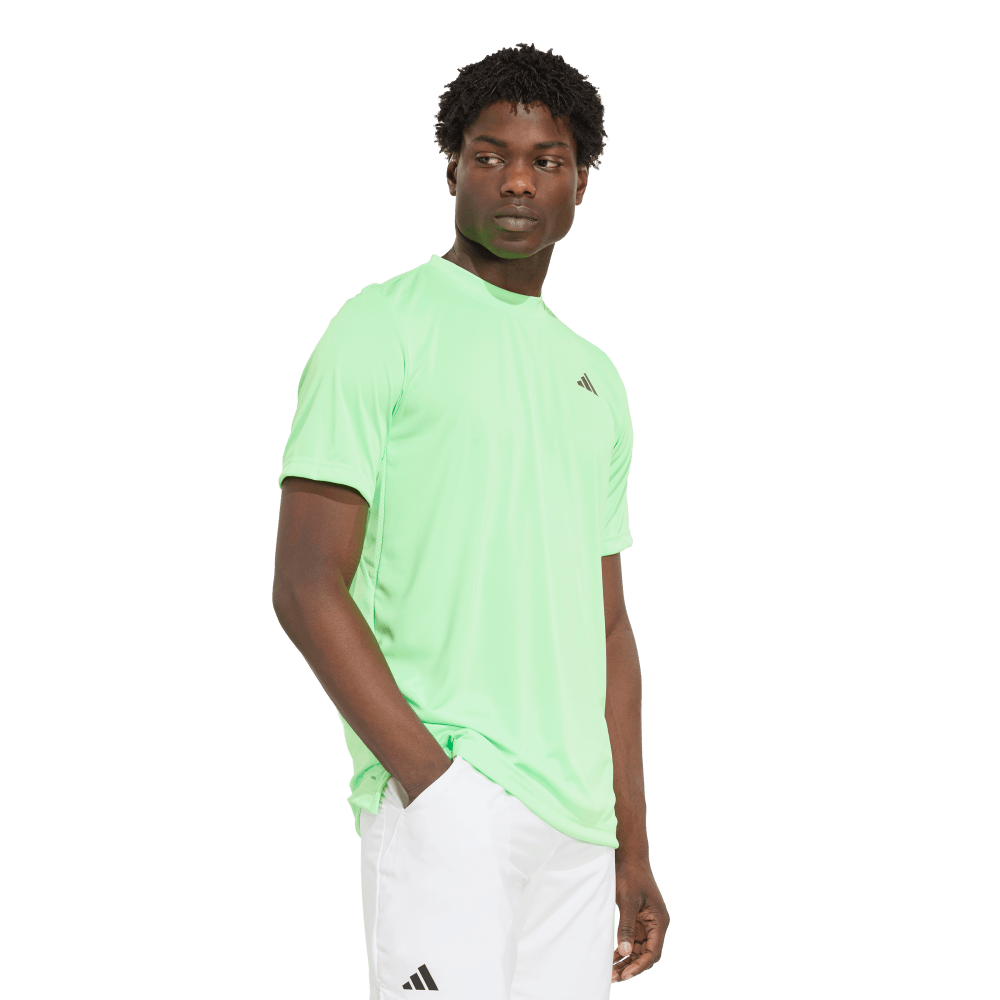 Adidas Camiseta De Tenis Club Climacool Manga Corta verde de hombre para tenis