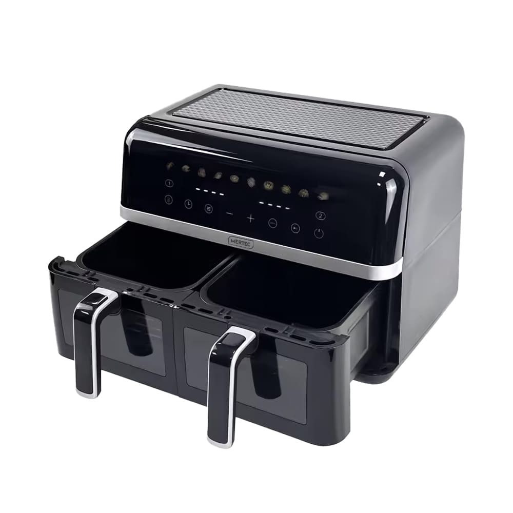 FREIDORA DE AIRE DIGITAL MERTEC 9 LITROS DOBLE CANASTA