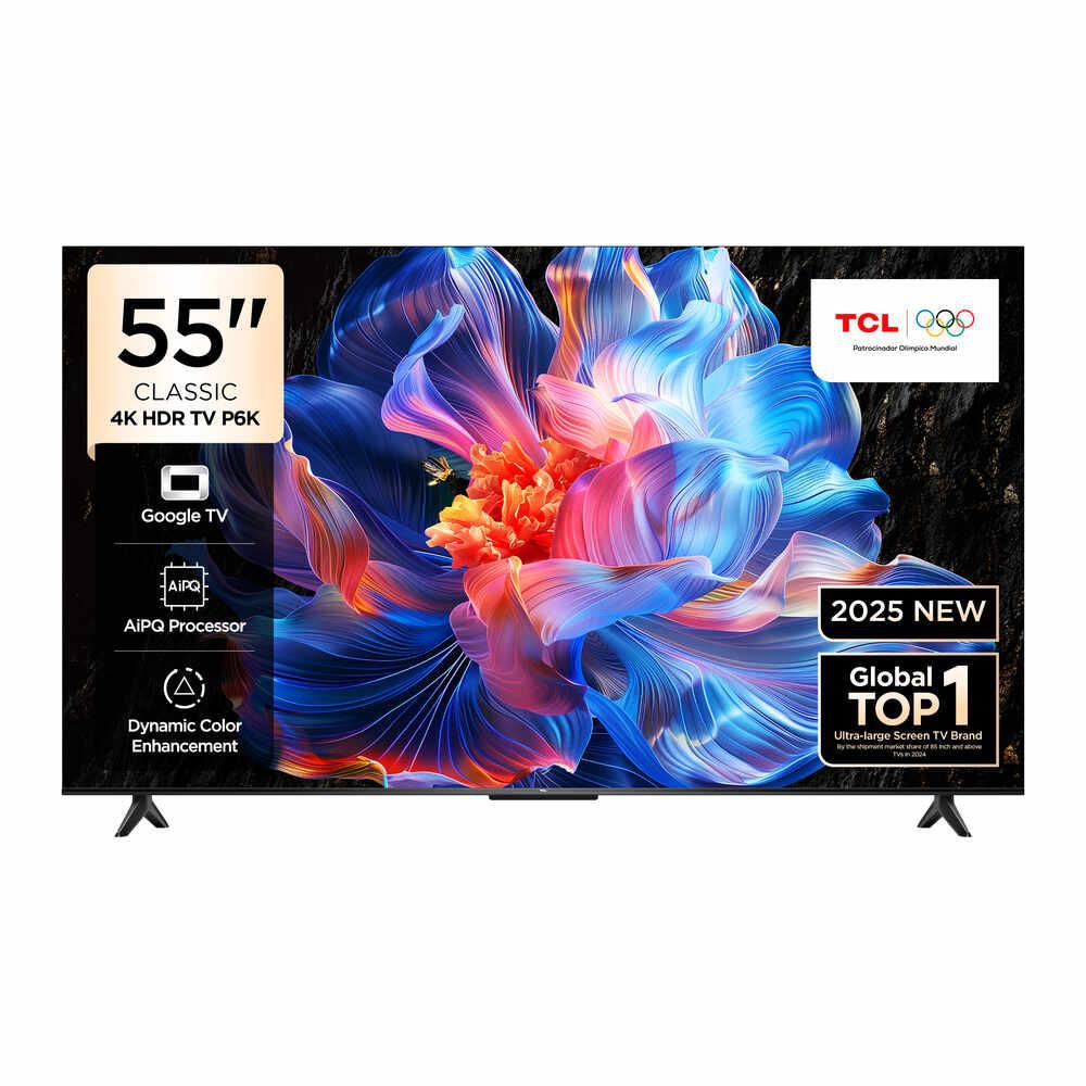 Televisor TCL 55 pulgadas LED Uhd4K Smart TV 55P6K