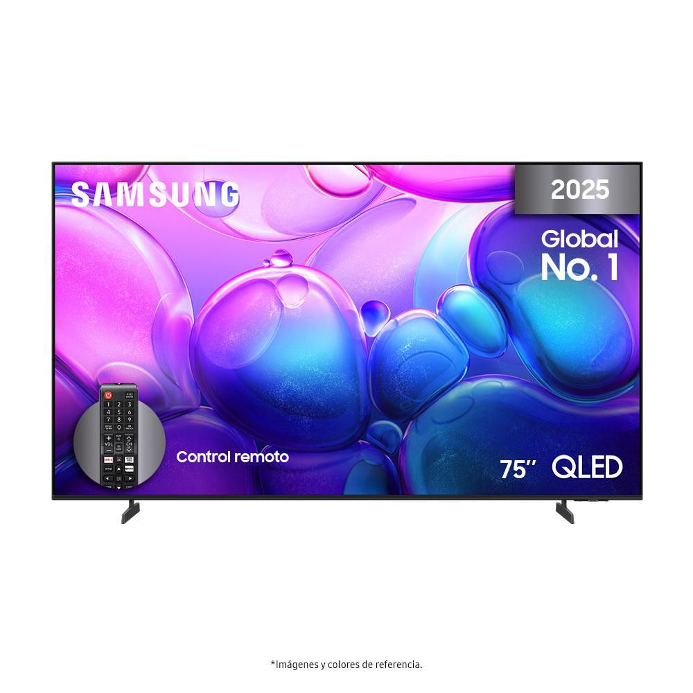 Televisor SAMSUNG 75 pulgadas QLED Uhd4K Smart TV QN75Q6FAAKXZL