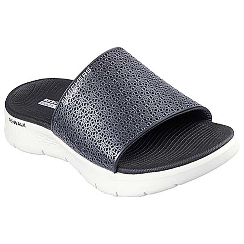 SANDALIAS SKECHERS MUJER 141466BKW GO WALK FL