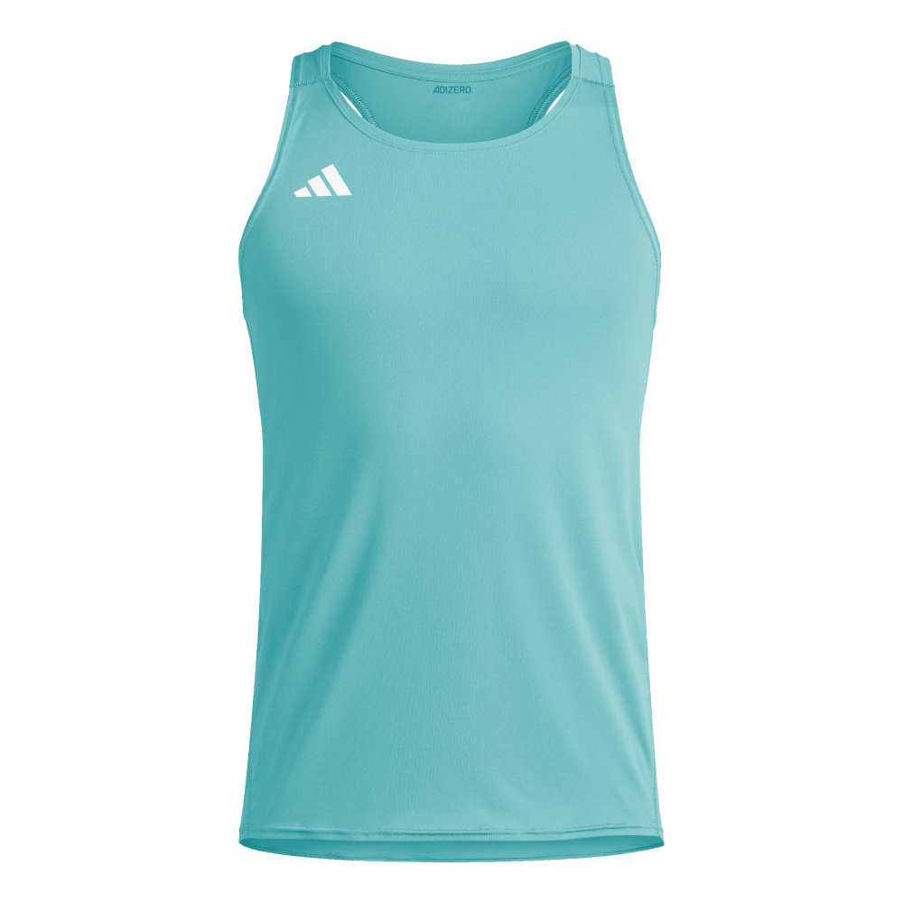 Adidas Sin Mangas Adizero Running Esse Camiseta Manga Sisa azul de hombre para correr