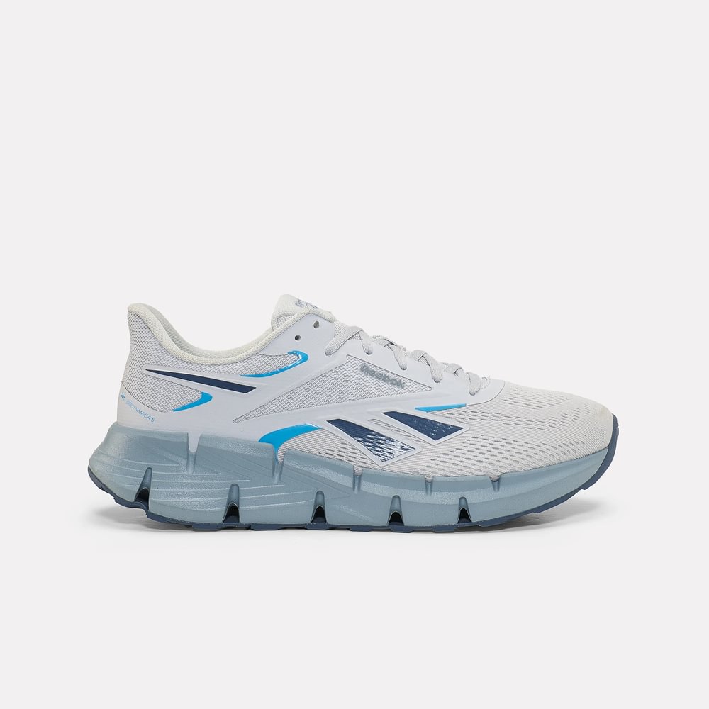 Reebok Zig Dynamica 6 Tenis gris de hombre para correr