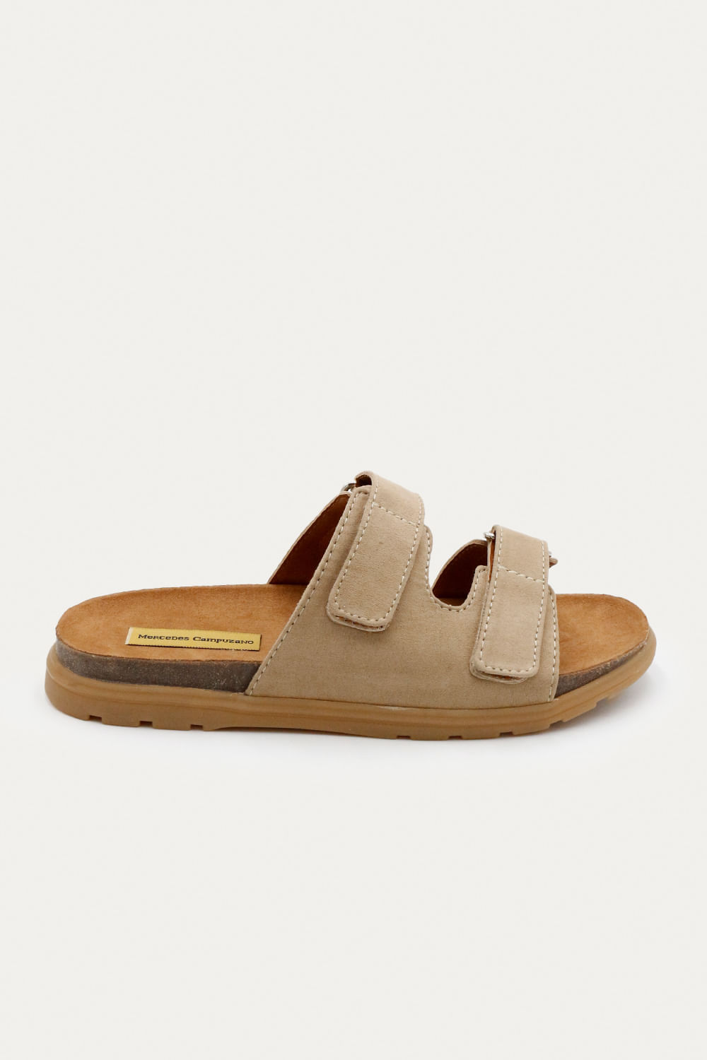 Sandalia plana Vibe Beige