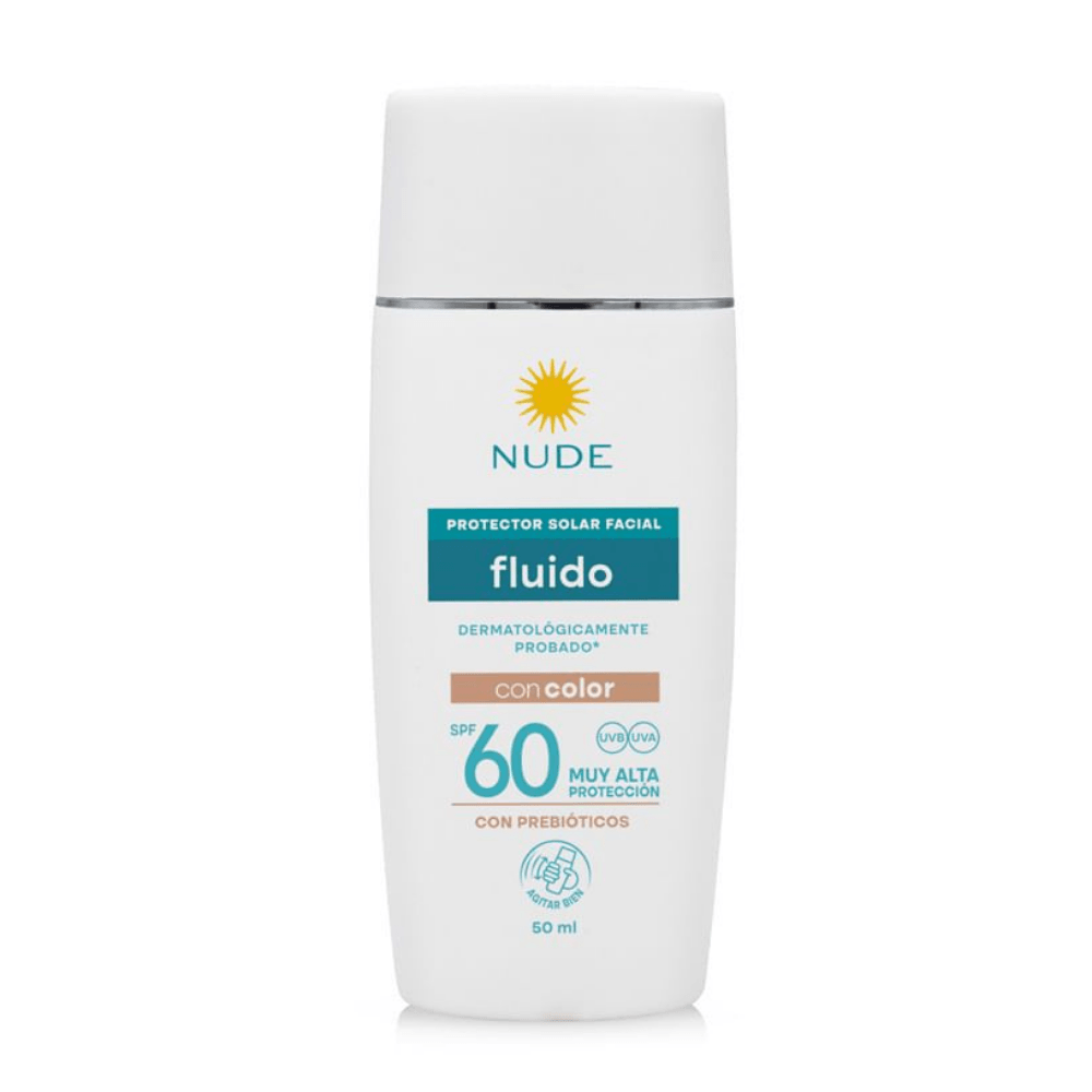 Nude Protector Solar Fluido con Color