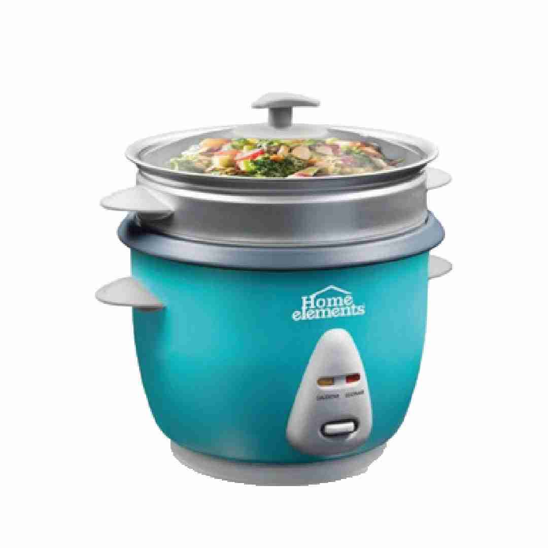 Olla Arrocera Home Elements 1,8 Libras con Vaporizador – Automática con Función Mantener Caliente