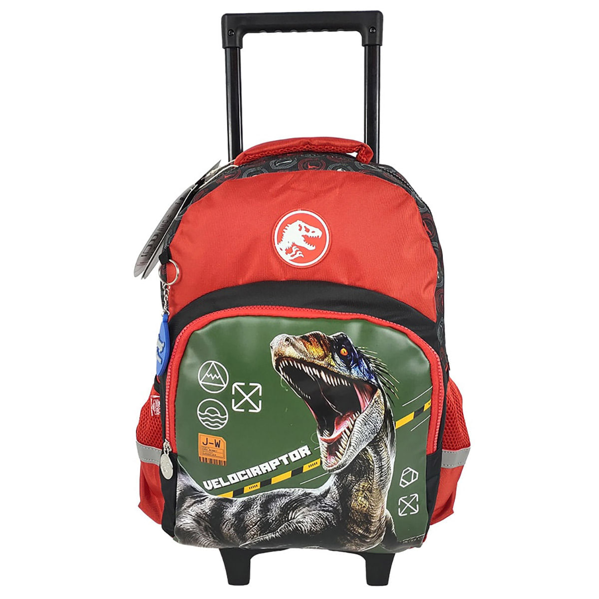 Morral Premium con Ruedas Grande Jurassic World Rebirth Velociraptor