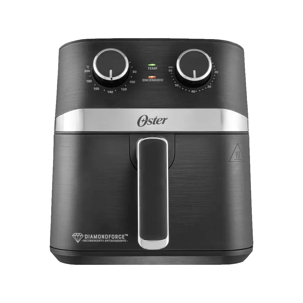 Freidora de Aire Oster Recubrimiento DiamondForce Manual 4 Litros Negro