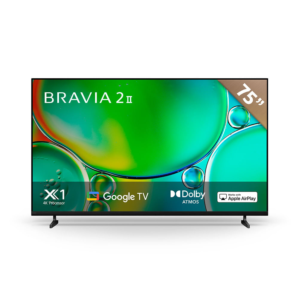 Televisor de 75' 4K HDR BRAVIA 2 II Google TV K-75S20M2