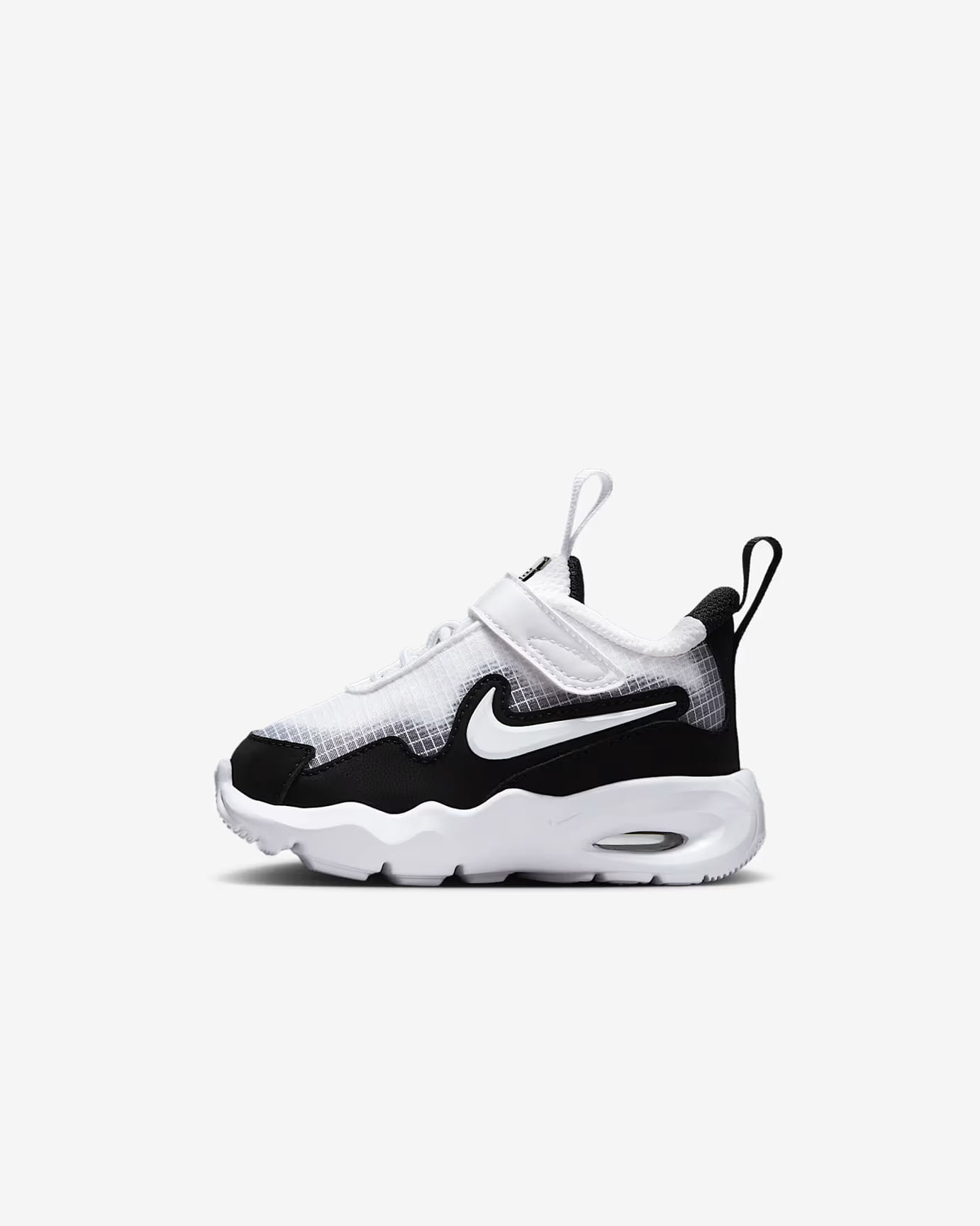 Tenis Nike Bebe Air Max Nova FN4461-103 Blanco Negro Casual