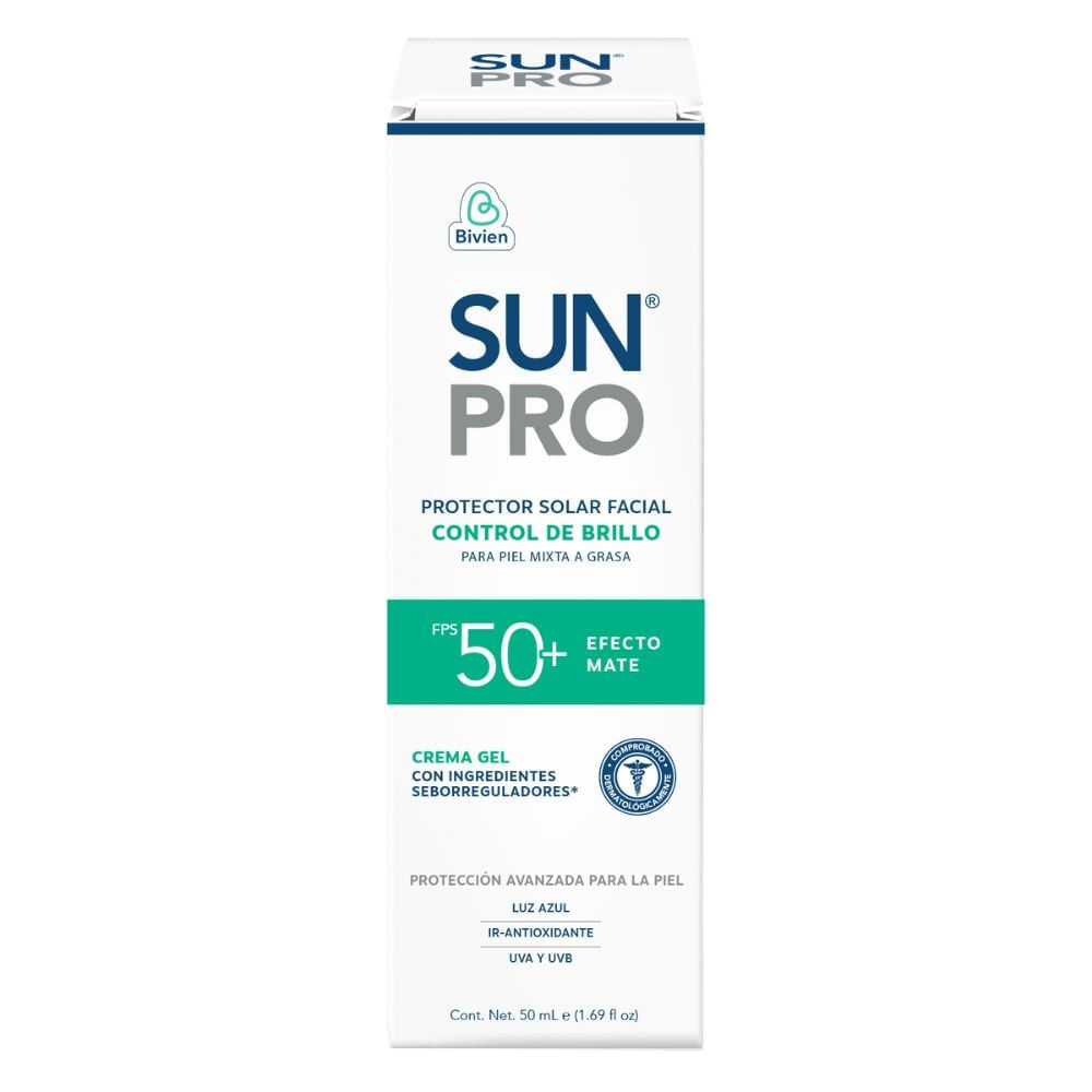 Protector Solar Sun Pro Facial Spf50+ X 50ml
