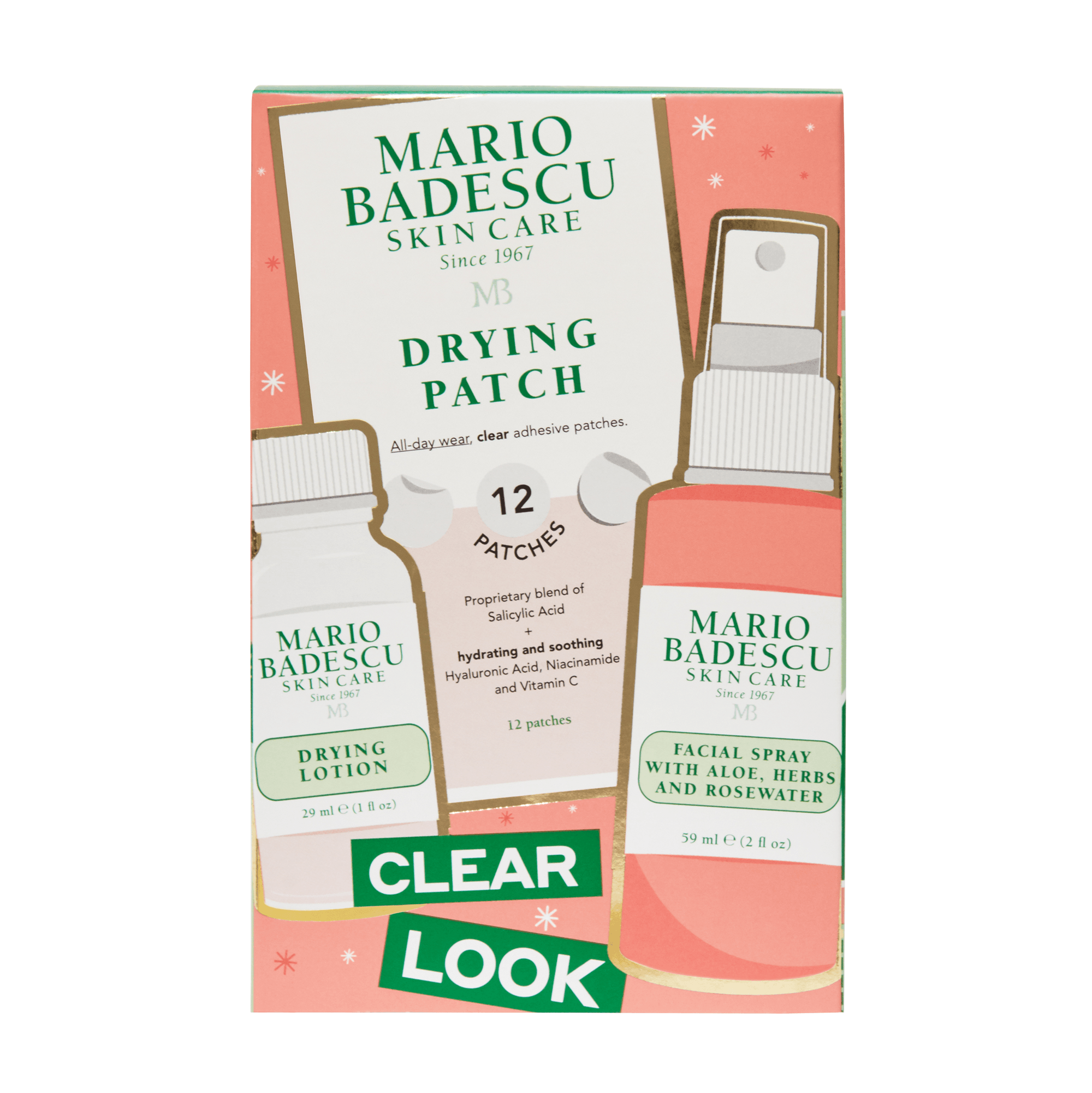 Kit Mario Badescu Clear Look 3 Unidades