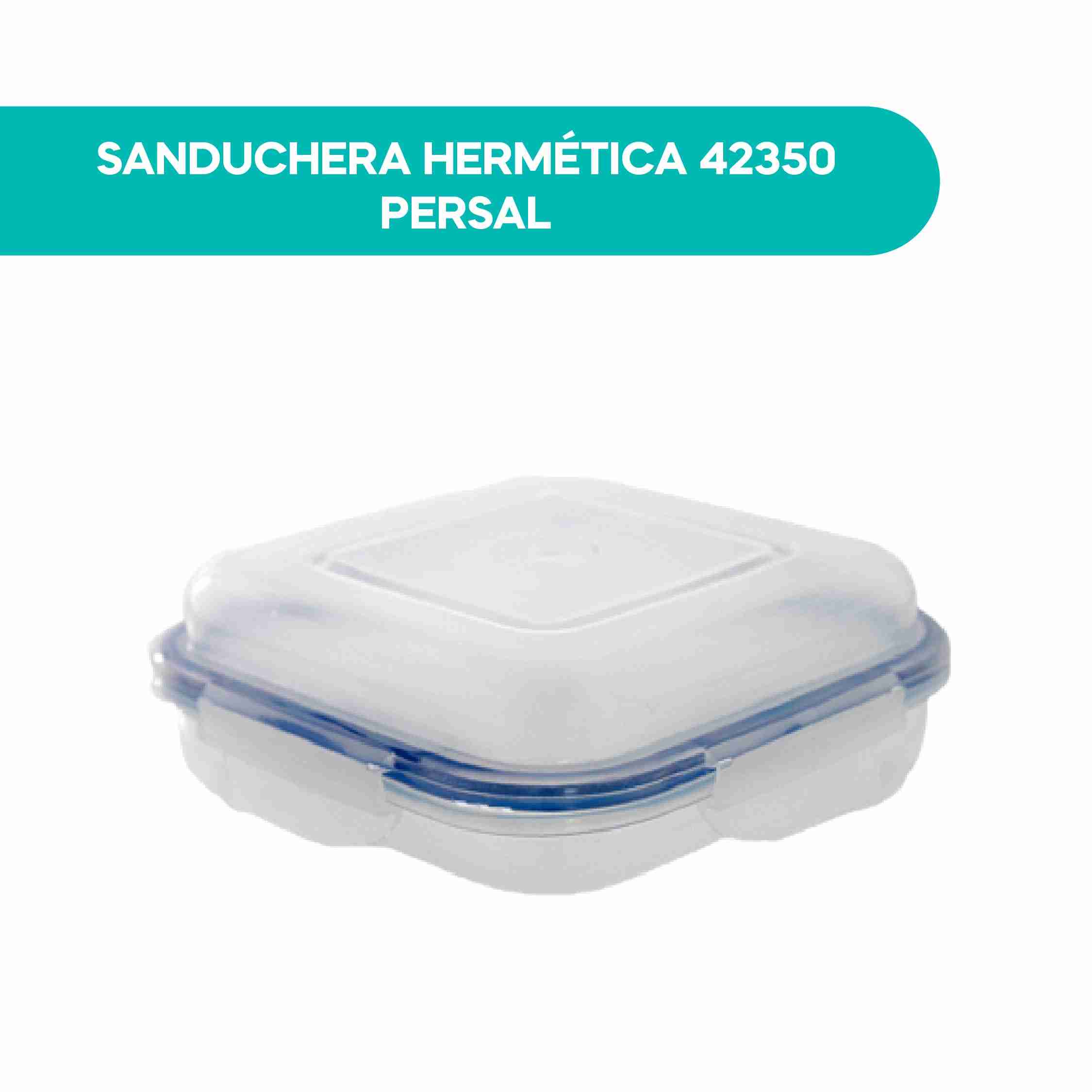 Sanduchera Hermética 42350 Persal: Almacenamiento Fresco y Portátil para Tus Almuerzos Diarios