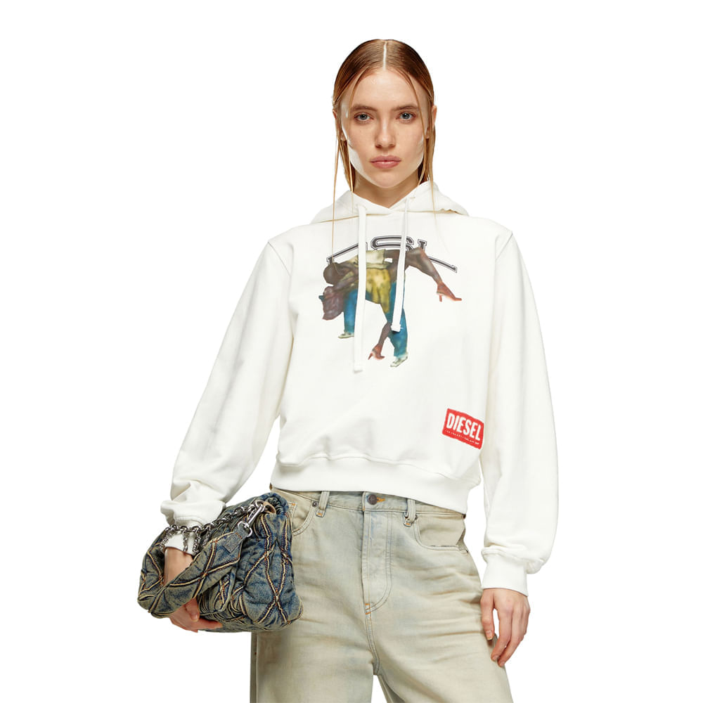 Buzo Hoodie Cerrado Para Mujer F-Reggy-Hood-N8 Diesel