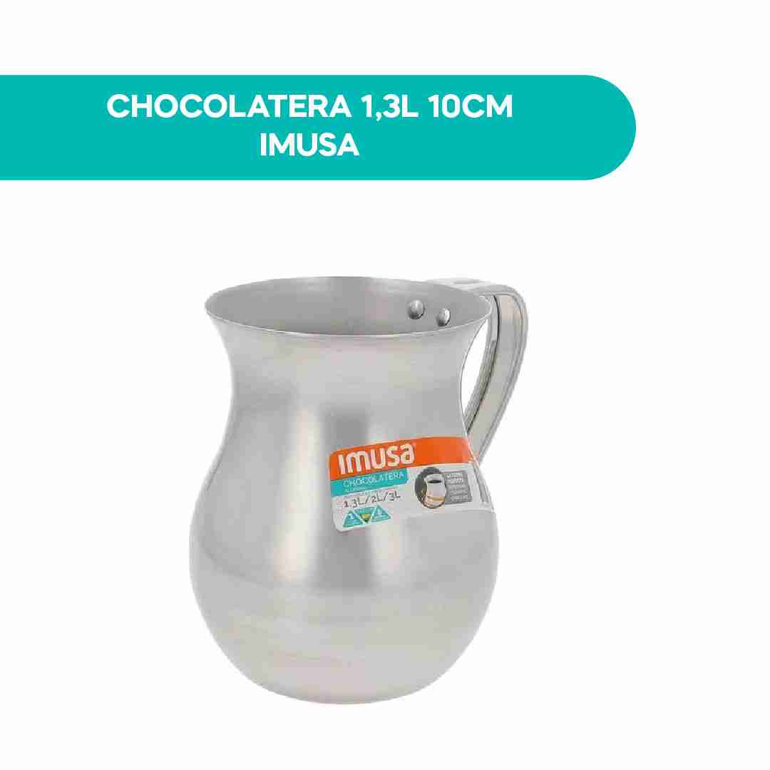 Chocolatera 1.3L 10cm Imusa: Tradición y Calor para Chocolate Caliente Perfecto