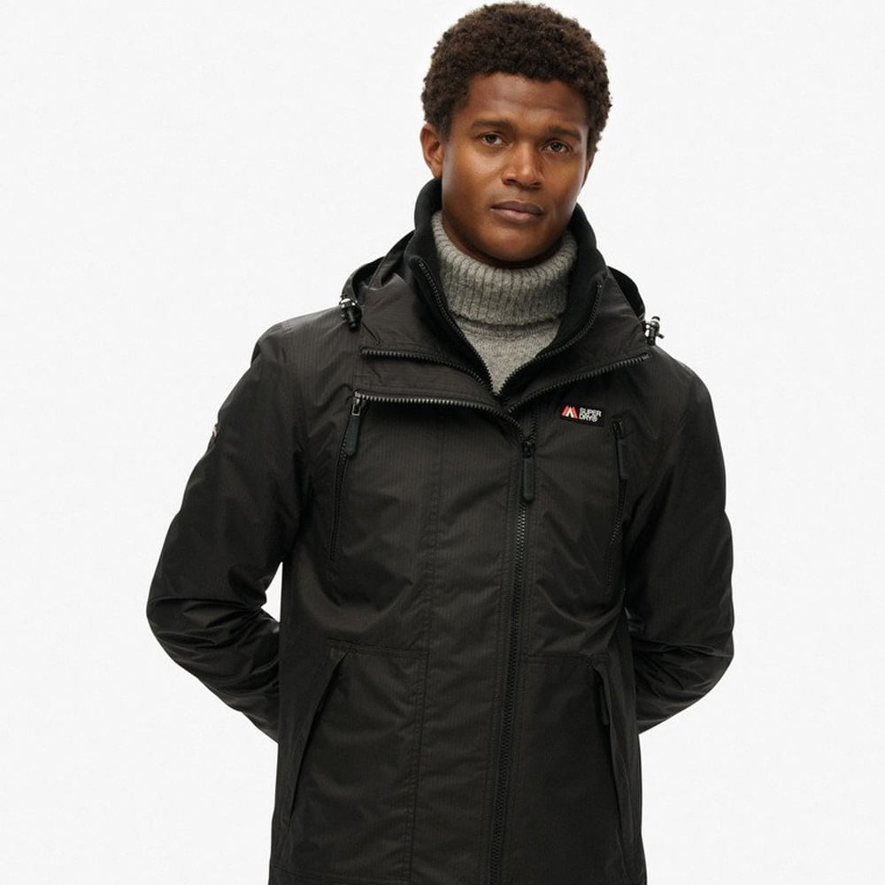 Chaqueta Rompe Vientos Para Hombre Hooded Mtn Superdry