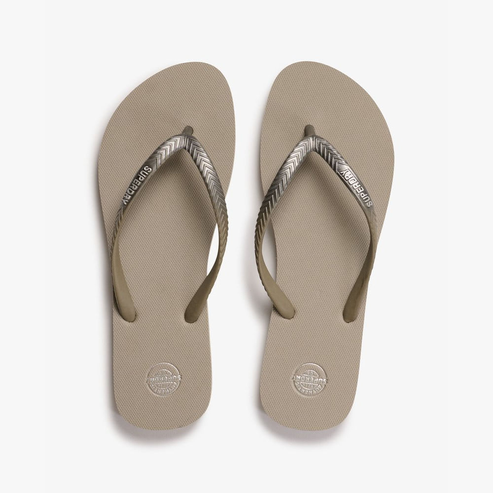 Sandalias Para Mujer Core Metallic Flip Flop Superdry