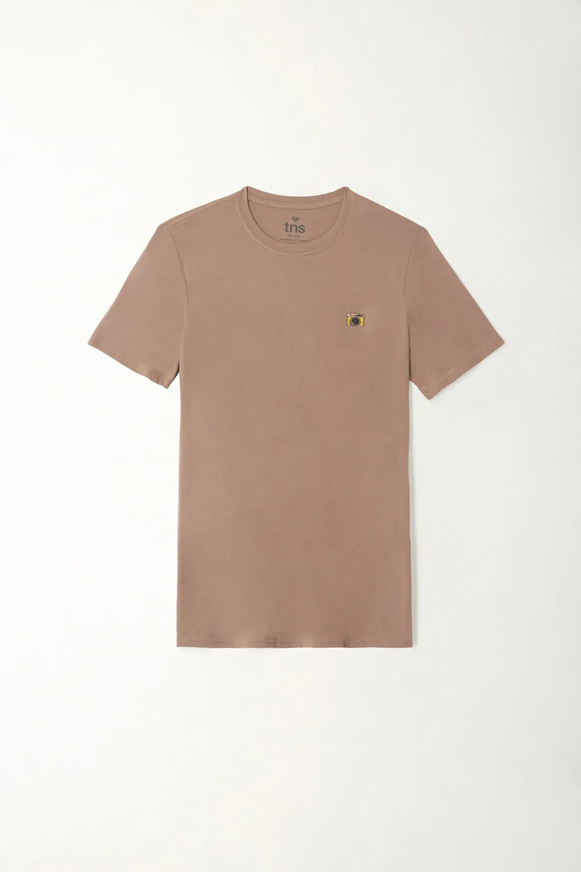 Camiseta estampada gris para hombre