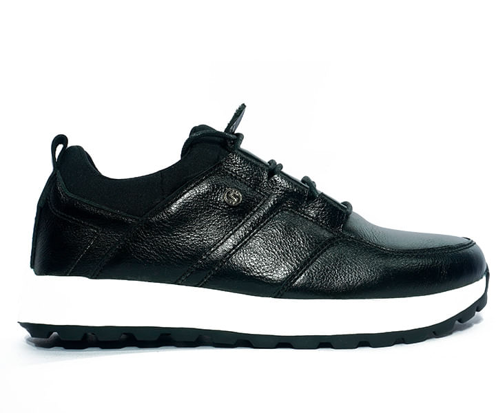 Tenis Hombre Sneakers -Herreros- Casual Fox - Negro