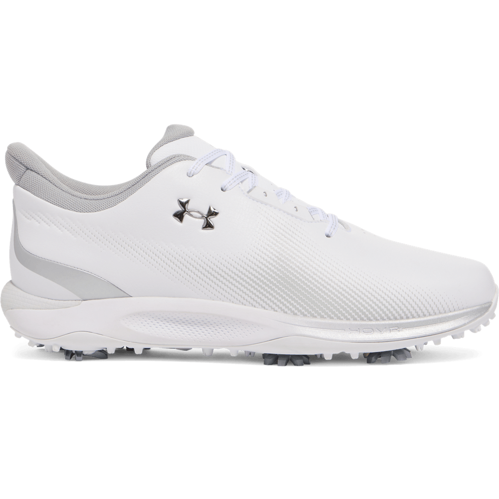 UA Drive Fade Zapatos blanco de hombre para golf